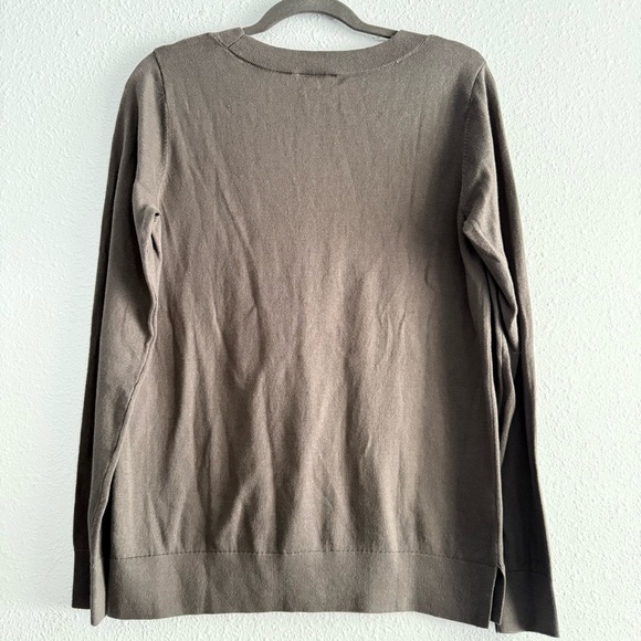 LOFT 100% Cotton Knit Dog Print Sweater Size M - Picture 2 of 7